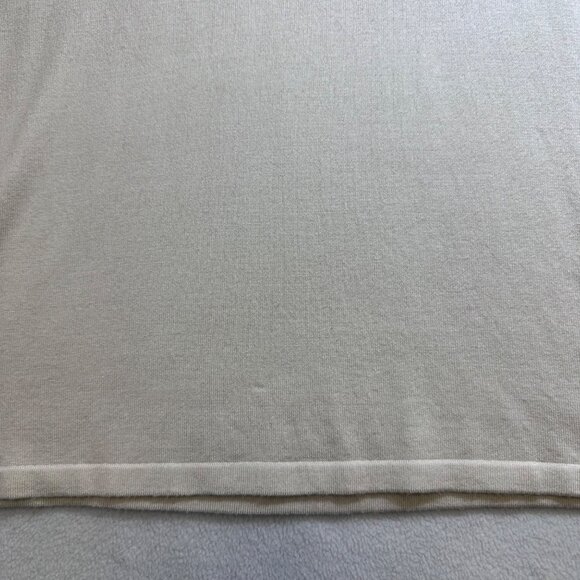 La Perla Womens Silk Lightweight Knit Sweater Top Size 10 US Ivory READ - Picture 6 of 15